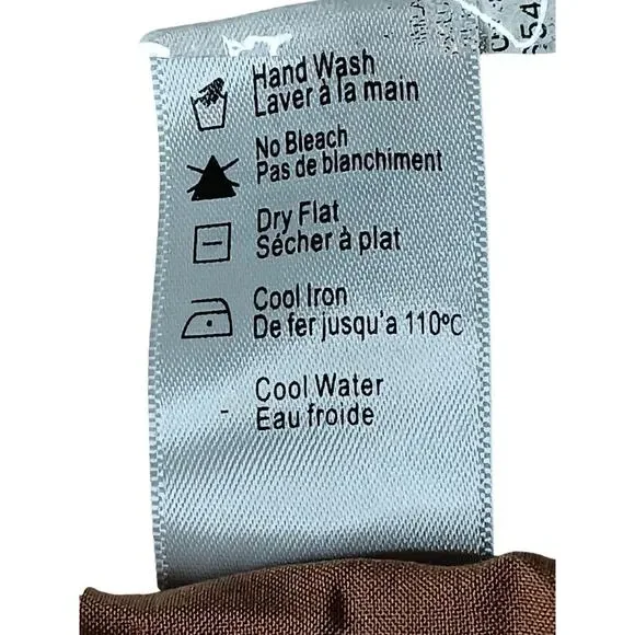 L*Space Brown White Polka Dot Maxi Dress L Large Spaghetti Strap Wrap - Picture 16 of 16